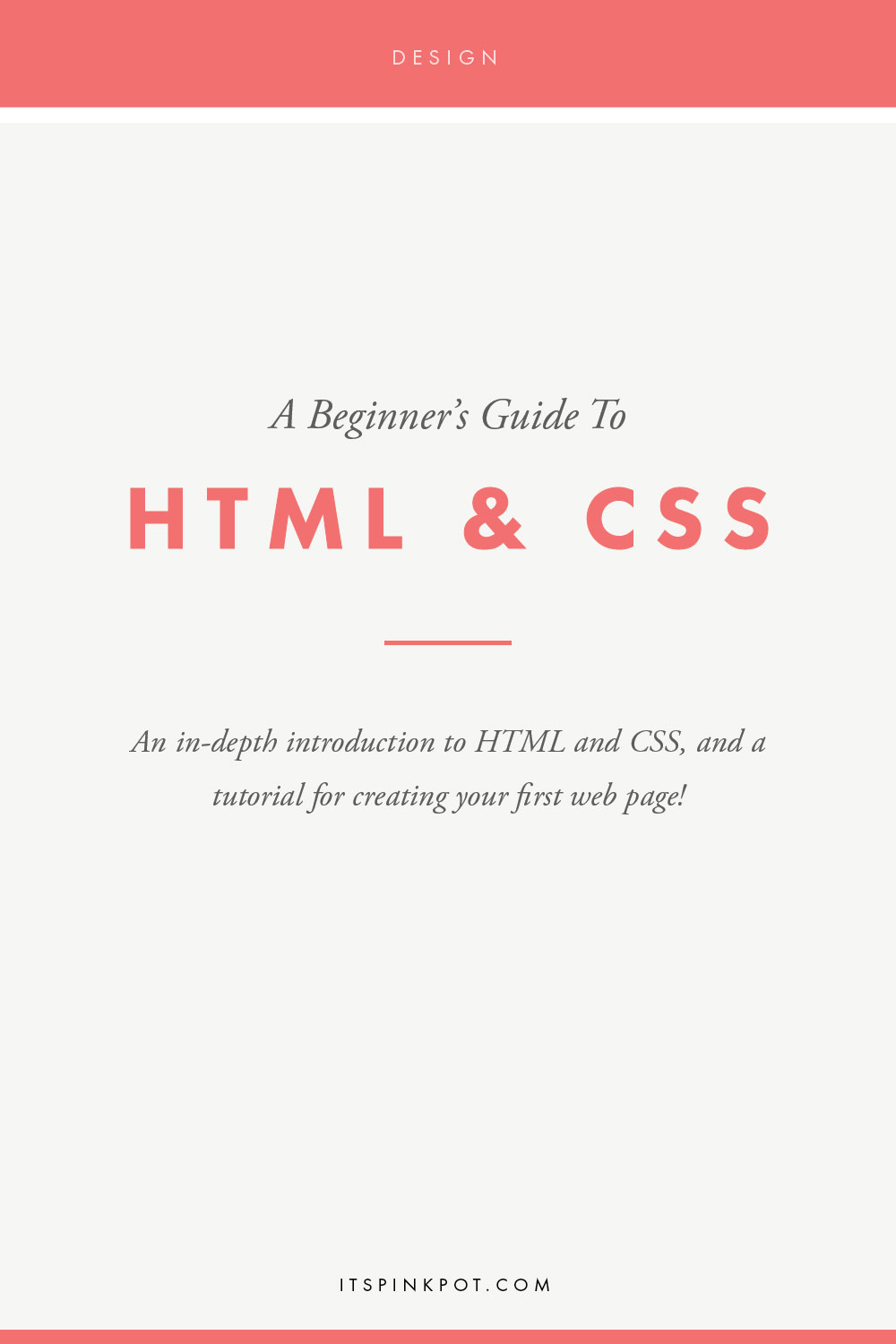 Want to learn the basics of HTML & CSS? Here is an in deoth introduction and a tutorial to create your own web page as well!