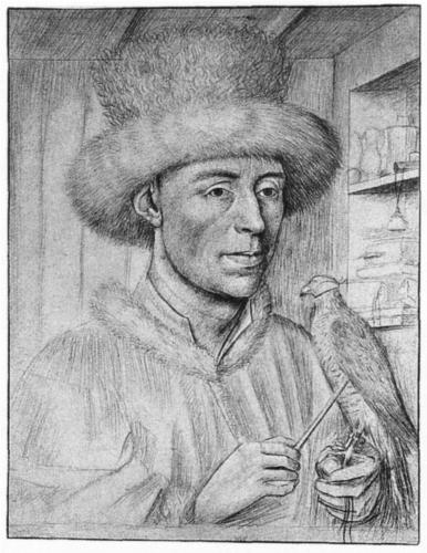 Hans Memling, Portrait of a Man with a Falcon