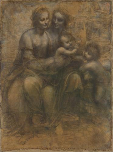 The Virgin and Child with Saint Anne and Saint John the Baptist, Da Vinci