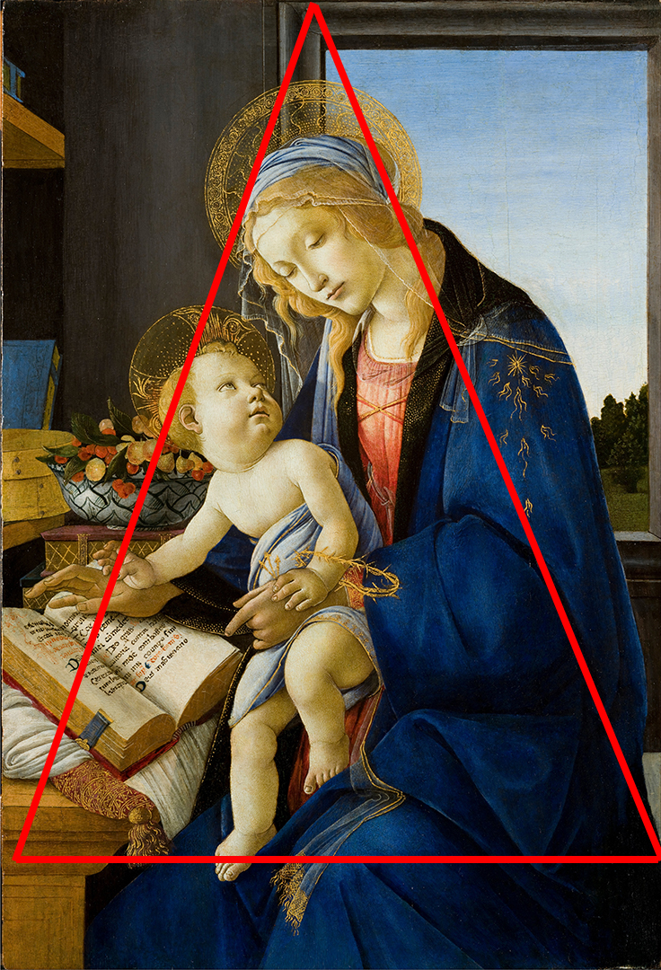 The Virgin and Child by Sandro Botticelli.