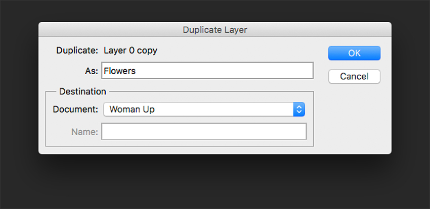 Duplicate flower layer