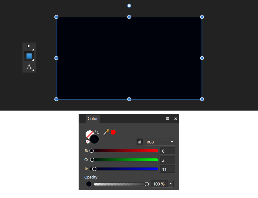 how to create background in affinity photo for shadow text effect