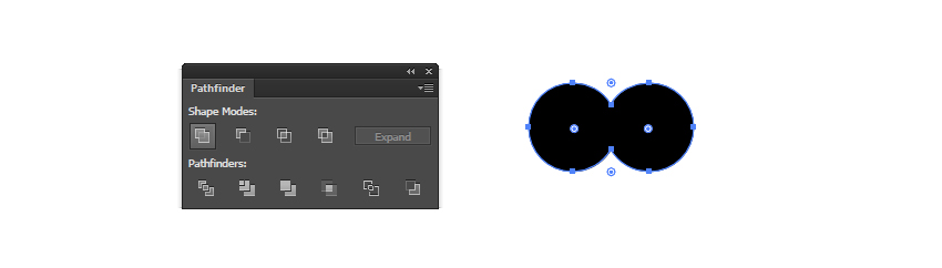 Use Pathfinder to combine the shapes