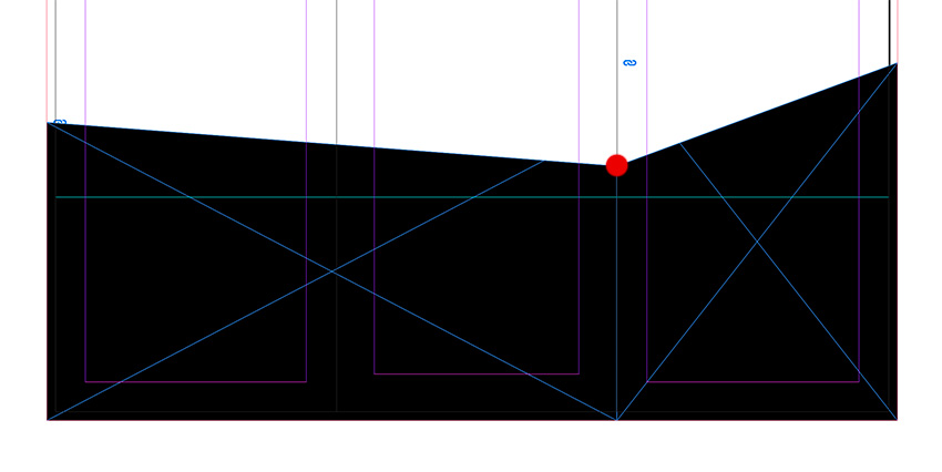 create rectangles to fit the bottom of pages 4-6