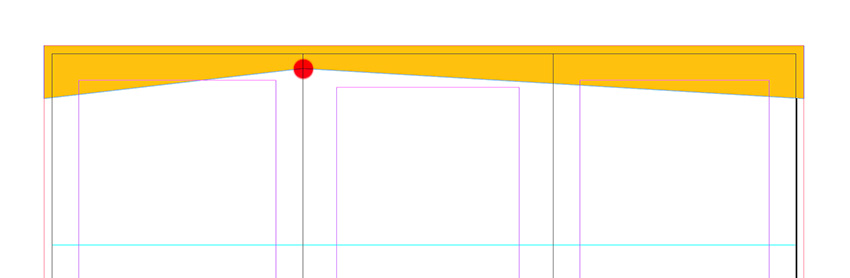 create a rectangle to cover the width of pagees 4-6