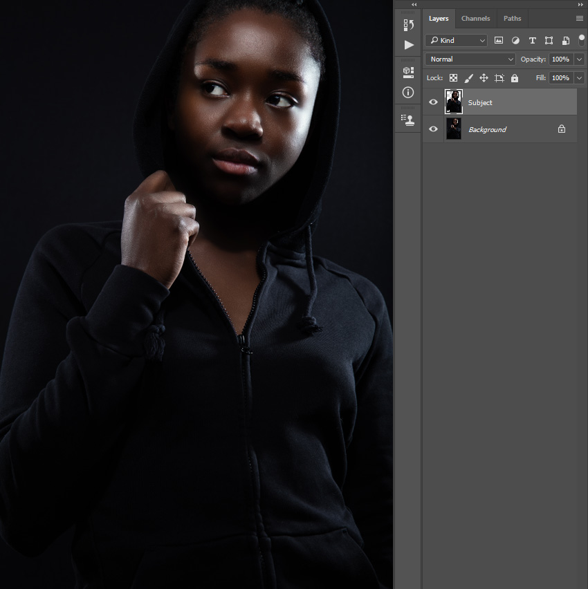 creating new layer using selection
