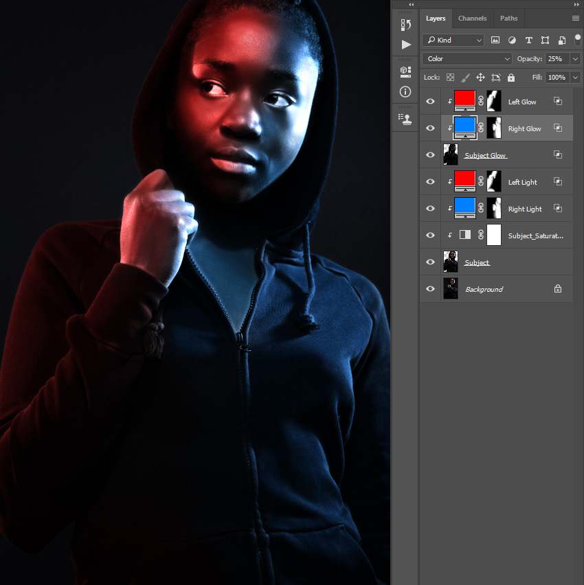 changing blending mode and opacity