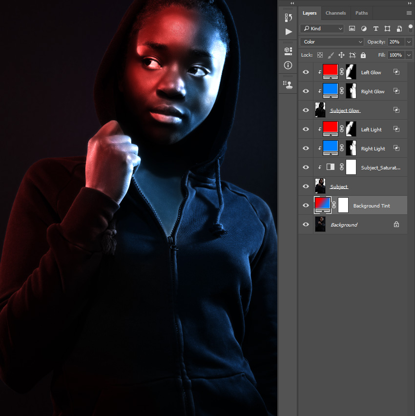 changing blending mode and opacity