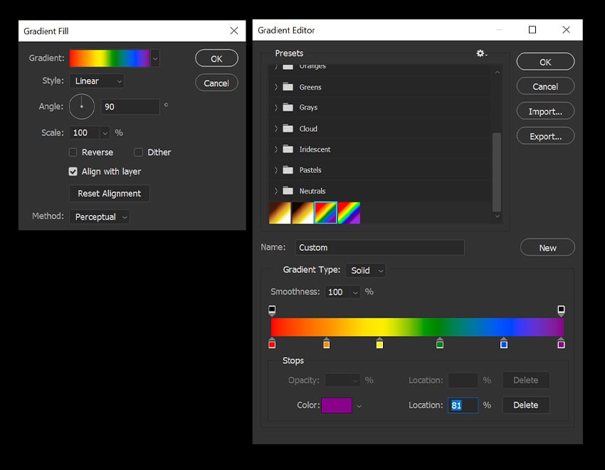 add in pride rainbow colors 