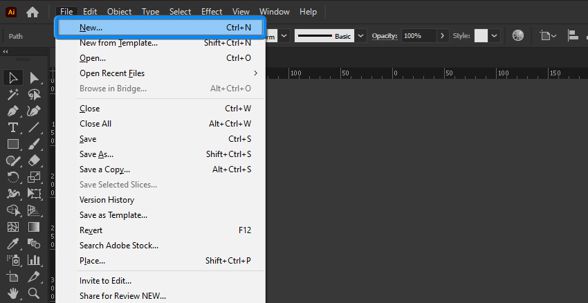 create a new document