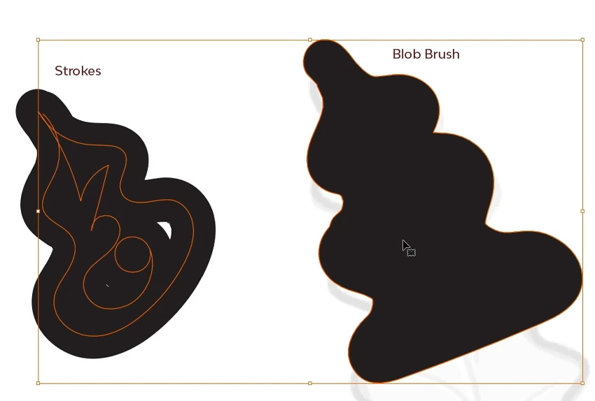 blob brush vs strokes