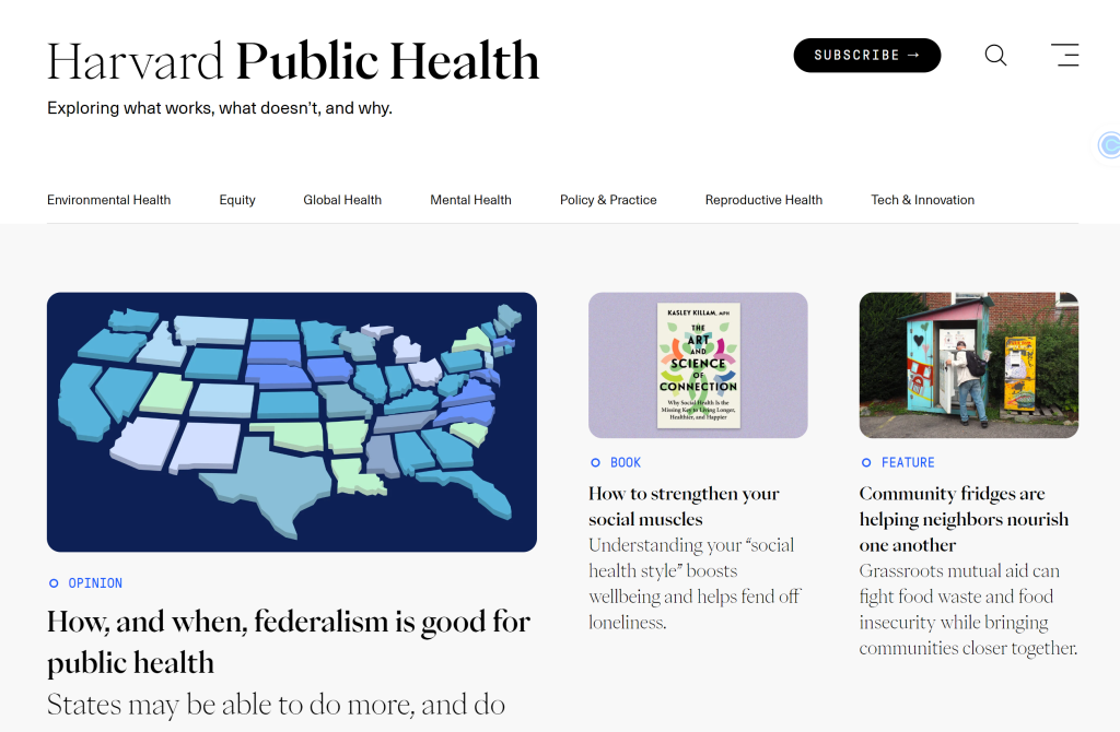 Harvard Public Health