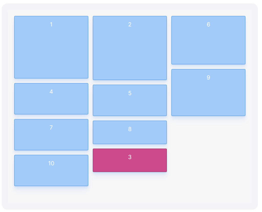 Preventing columns from merging