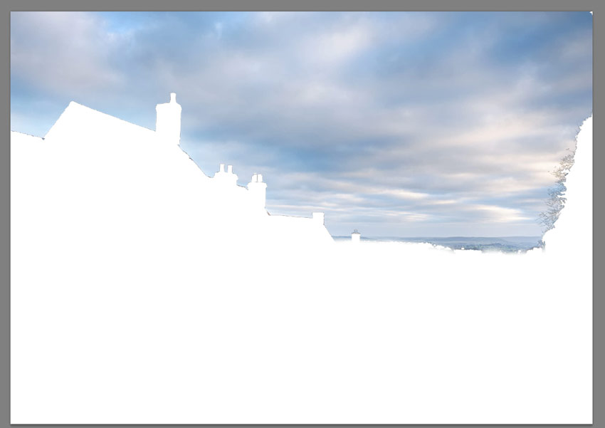 refine edge on white view