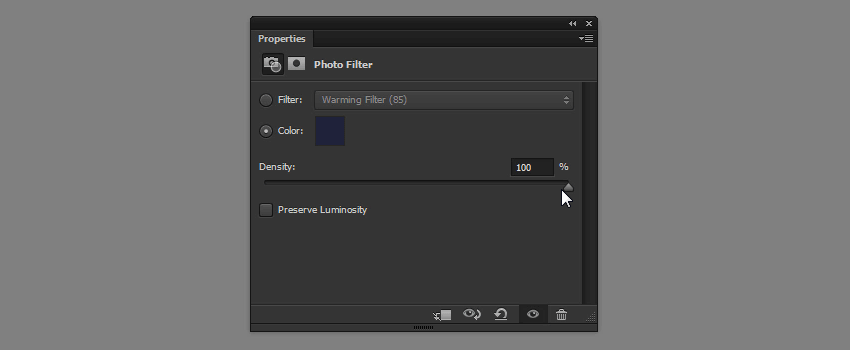 density photo filter