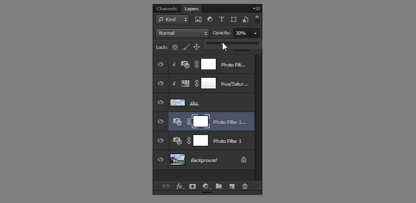 duplicate adjustment layer