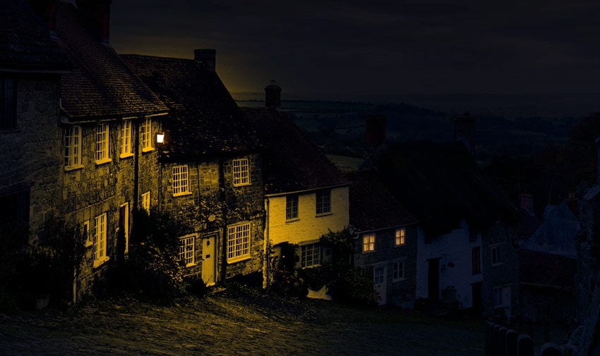 blend if effect applied