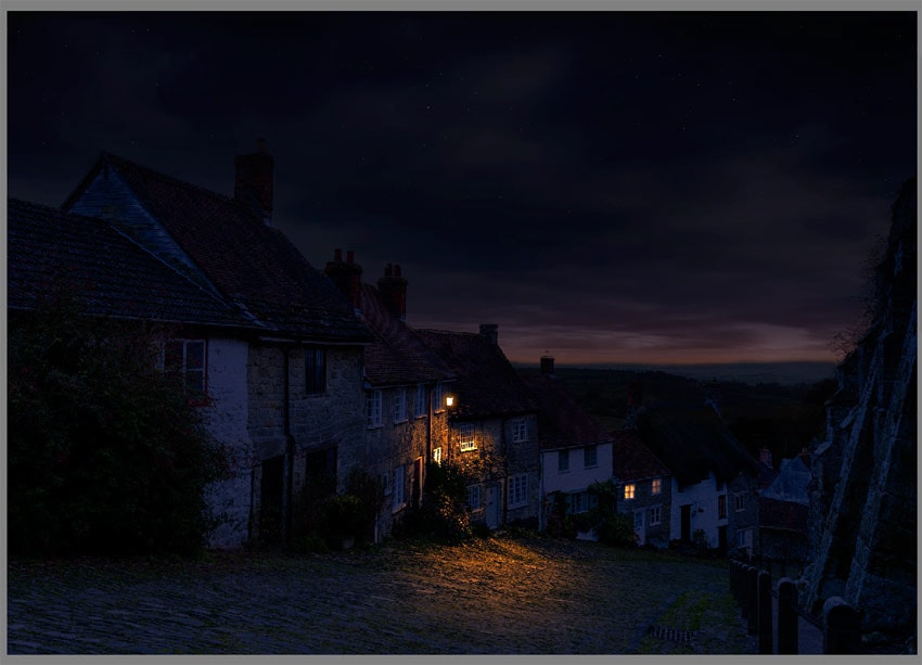 darkening background