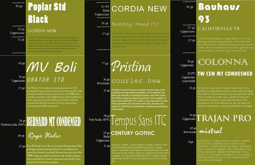 Font Pairing Example 2