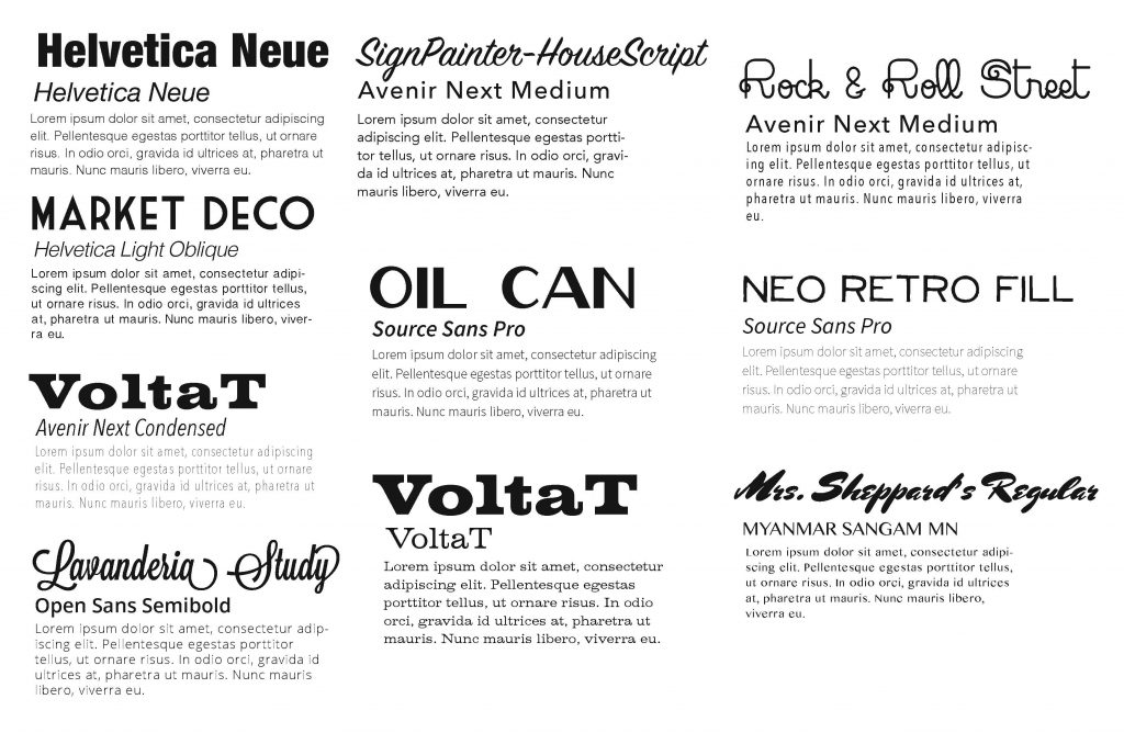 Font Pairing Example 4