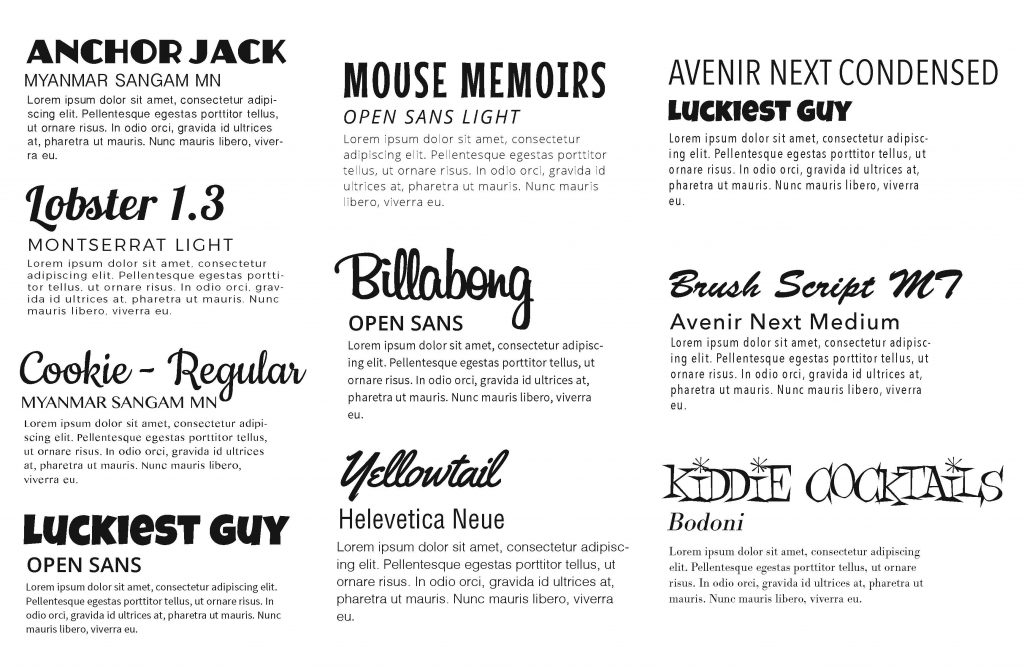 Font Pairing Example 5